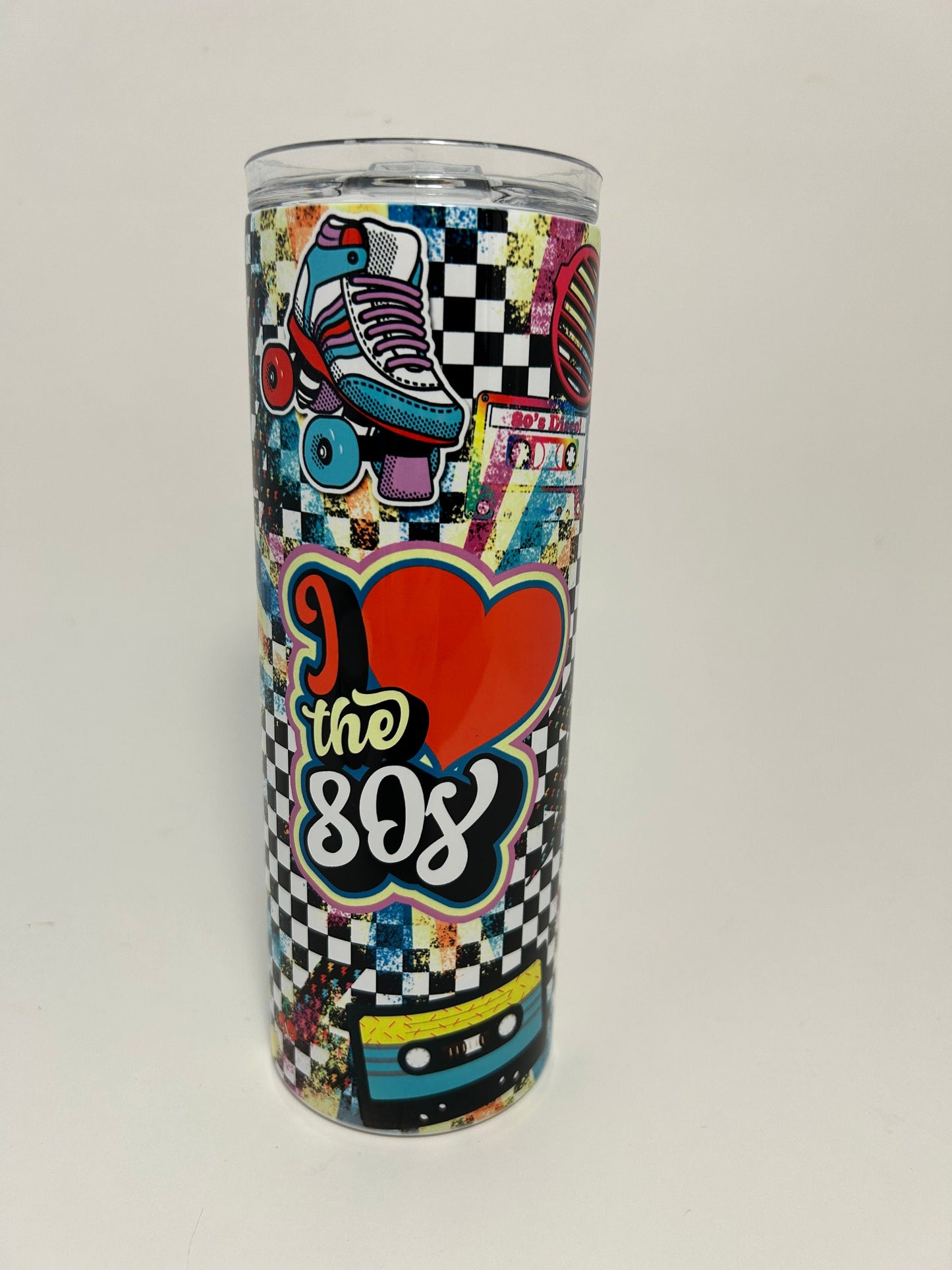 I heart the 80s - eighties - stainless steel 20 oz. tumbler