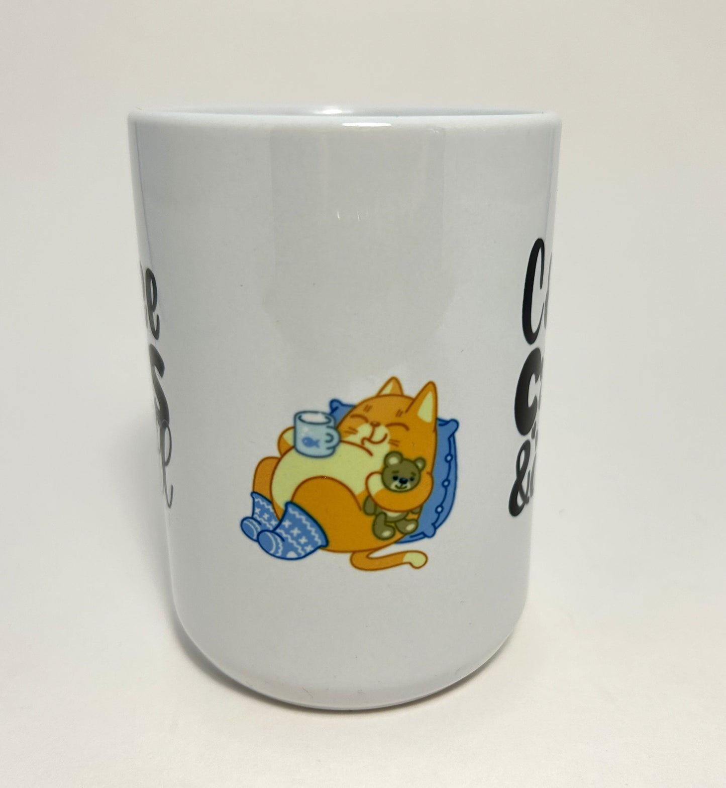 Coffee, Cats, & Chill Coffee Mug Cup