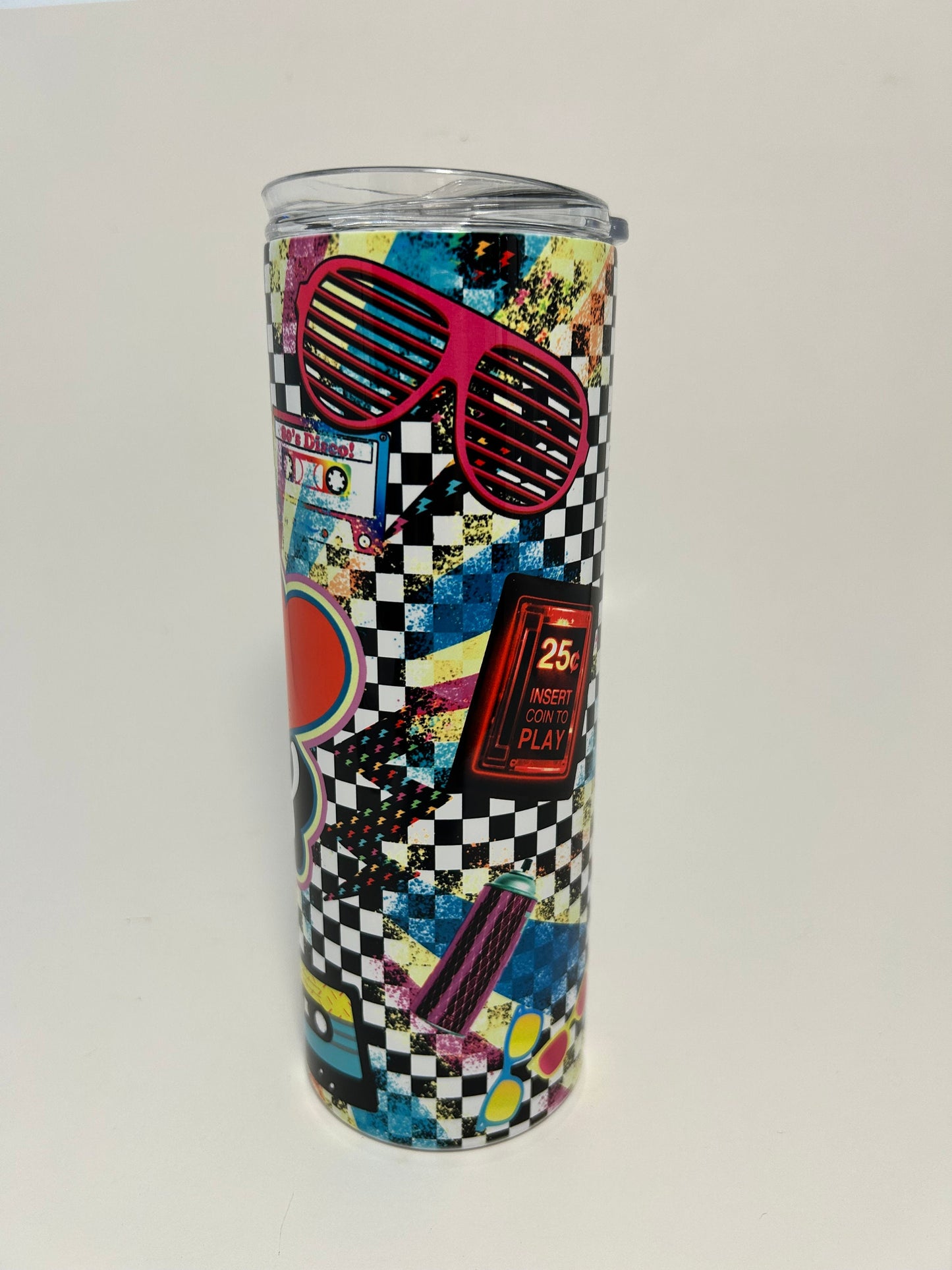 I heart the 80s - eighties - stainless steel 20 oz. tumbler